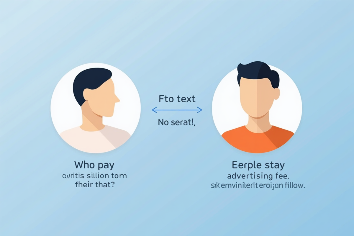 結論：通常の広告料は不動産会社が負担